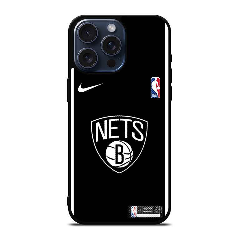 BROOKLYN NETS NIKE NBA BASKETBALL iPhone 15 Pro Max Case Cover