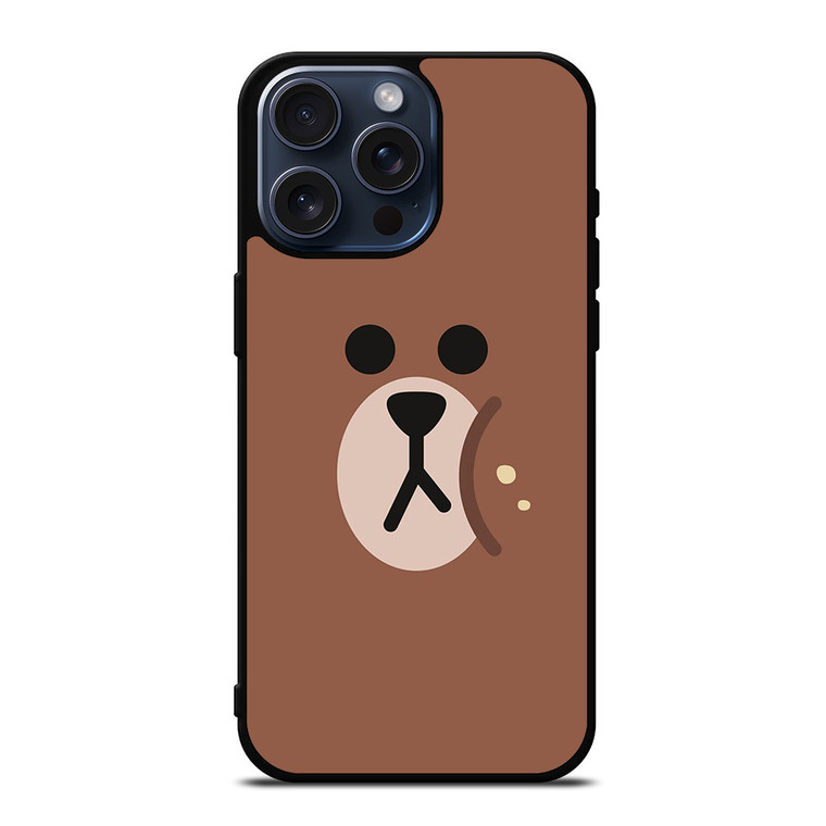 BROWN LINE FRIENDS iPhone 15 Pro Max Case Cover