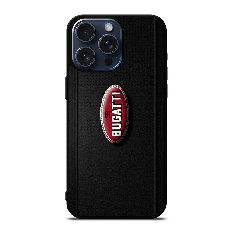 BUGATTI CARS EMBLEM iPhone 15 Pro Max Case Cover