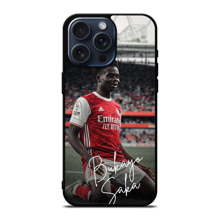 BUKAYO SAKA ARSENAL FOOTBALL CLUB iPhone 15 Pro Max Case Cover