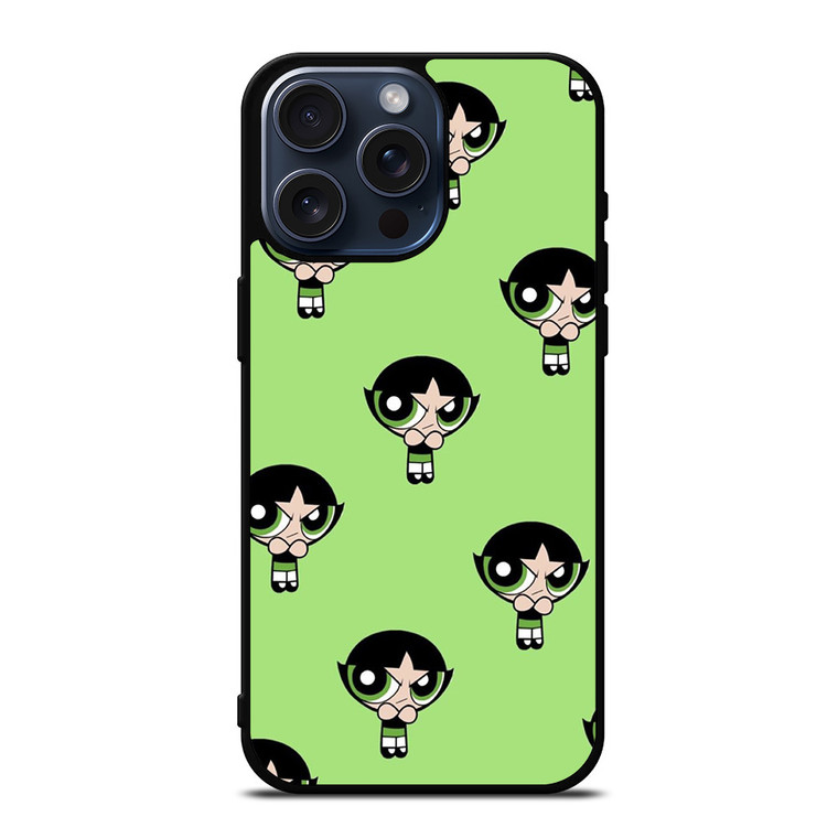BUTTERCUP POWERPUFF GIRLS PATTERN iPhone 15 Pro Max Case Cover