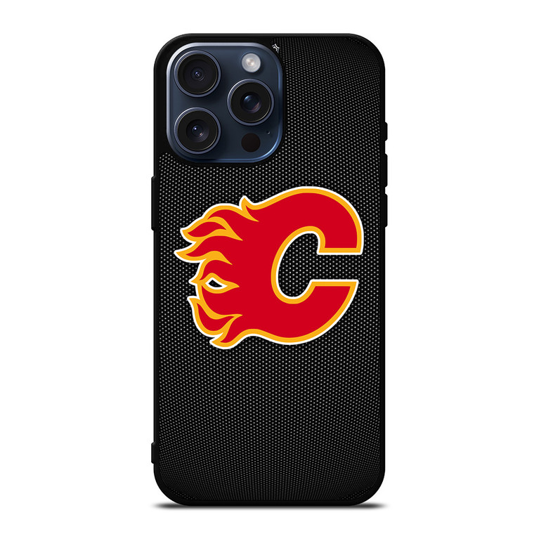CALGARY FLAMES HOCKEY NHL LOGO iPhone 15 Pro Max Case Cover