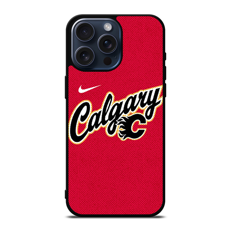 CALGARY FLAMES NHL HOCKEY NIKE iPhone 15 Pro Max Case Cover