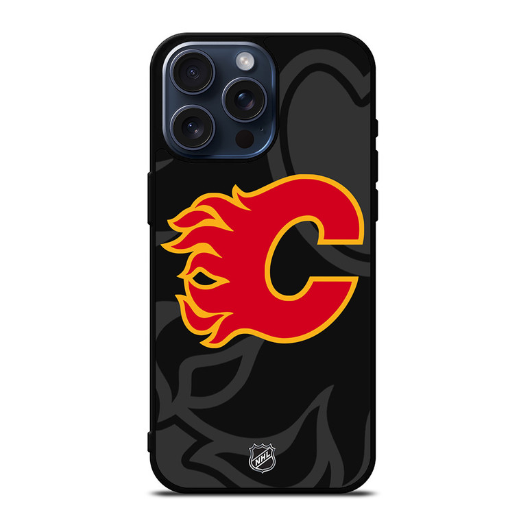 CALGARY FLAMES NHL TEAM iPhone 15 Pro Max Case Cover