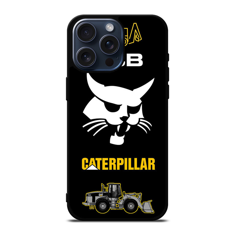 CATERPILLAR JCB LOGO iPhone 15 Pro Max Case Cover