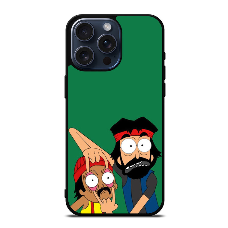 CHEECH AND CHONG CARTOON iPhone 15 Pro Max Case Cover