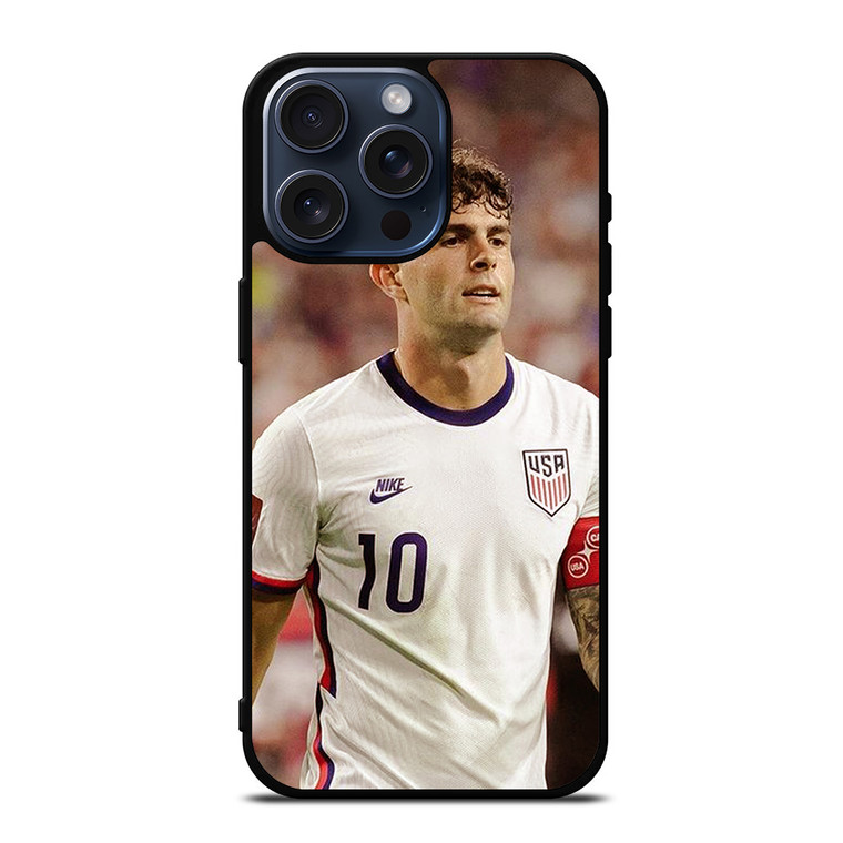 CHRISTIAN PULISIC UNITED STATES SOCCER iPhone 15 Pro Max Case Cover