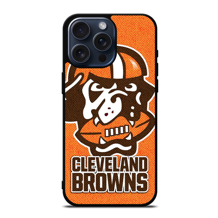 CLEVELAND BROWNS NFL FOOTBALL 2 iPhone 15 Pro Max Case Cover