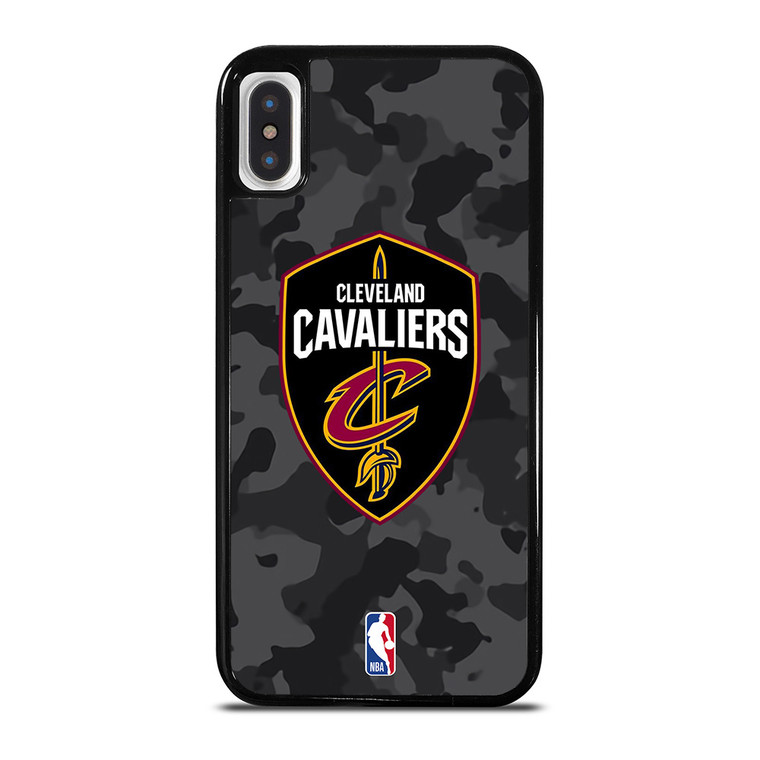 CLEVELAND CAVALIERS BLACK CAMO iPhone X / XS Case Cover