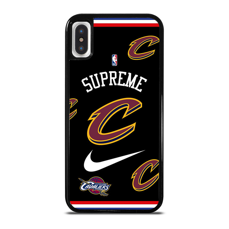 CLEVELAND CAVALIERS NBA X SUPREME NIKE iPhone X / XS Case Cover