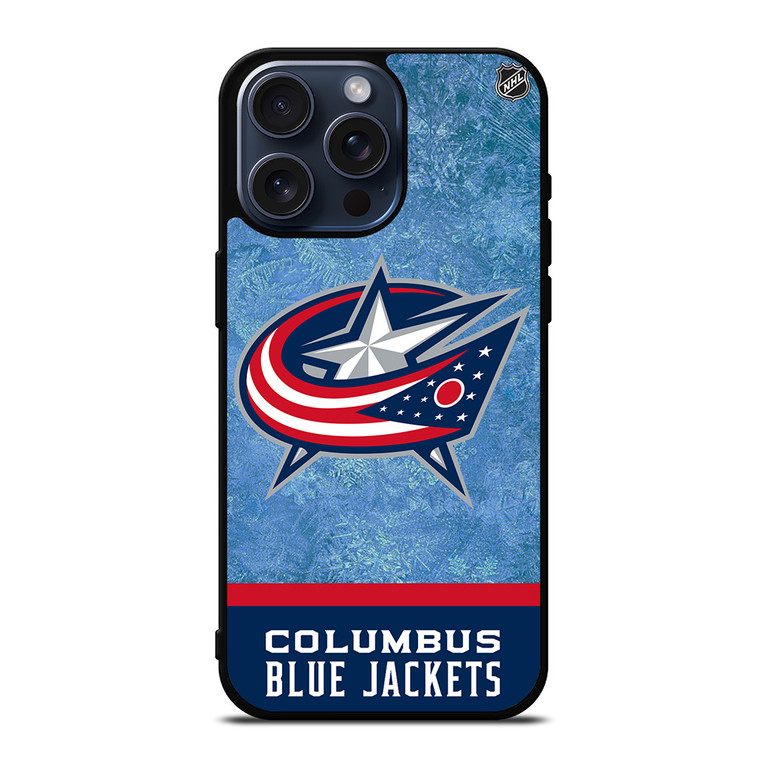 COLUMBUS BLUE JACKETS HOCKEY TEAM iPhone 15 Pro Max Case Cover