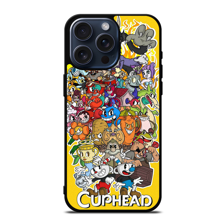 CUPHEAD SHOW ALL CAST iPhone 15 Pro Max Case Cover