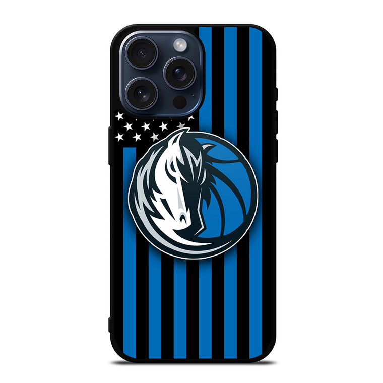 DALLAS MAVERICKS NBA USA FLAG iPhone 15 Pro Max Case Cover