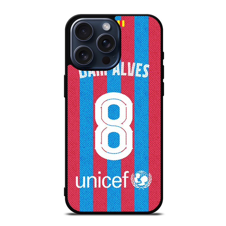 DANI ALVES 8 FC BARCELONA iPhone 15 Pro Max Case Cover