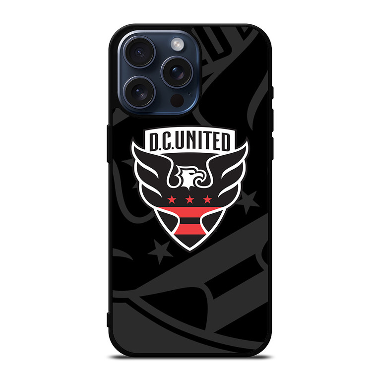 DC UNITED MLS BLACK iPhone 15 Pro Max Case Cover