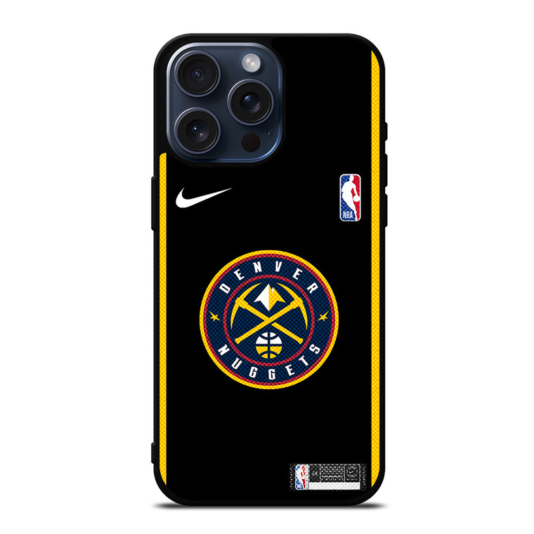 DENVER NUGGETS NIKE NBA BASKETBALL iPhone 15 Pro Max Case Cover