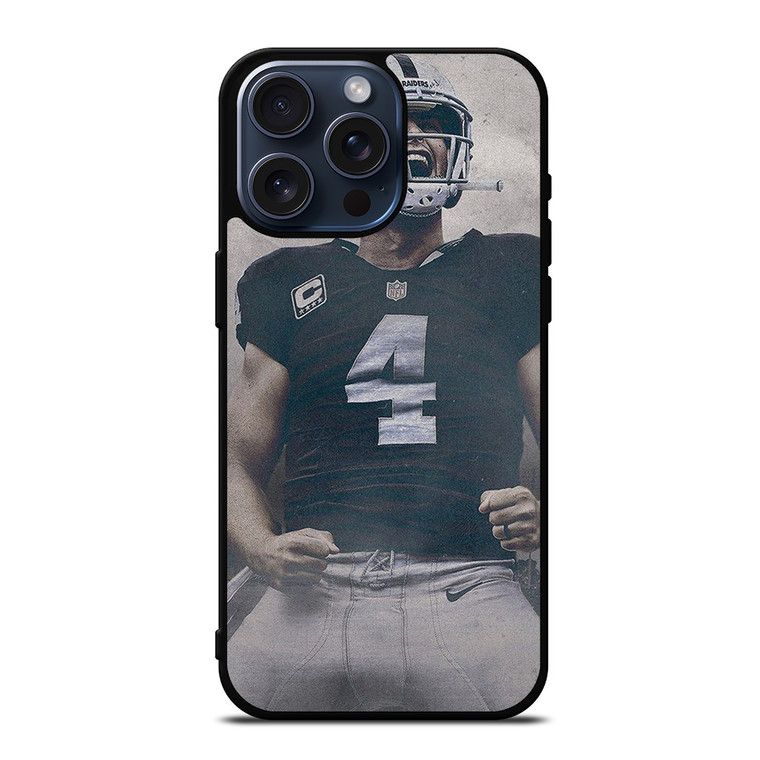 DEREK CARR LAS VEGAS RAIDERS NFL iPhone 15 Pro Max Case Cover DEREK CARR LAS VEGAS RAIDERS NFL iPhone 15 Pro Max Case Cover