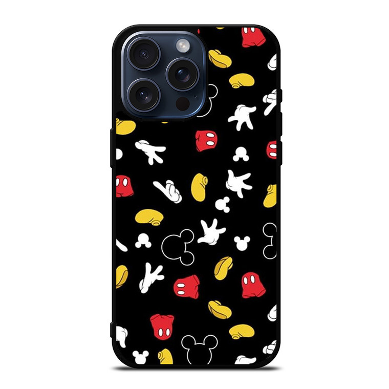 DISNEY MICKEY MOUSE PATTERN iPhone 15 Pro Max Case Cover