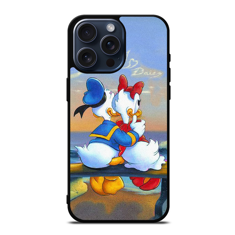 DONALD LOVE DAISY DUCK iPhone 15 Pro Max Case Cover DONALD LOVE DAISY DUCK iPhone 15 Pro Max Case Cover
