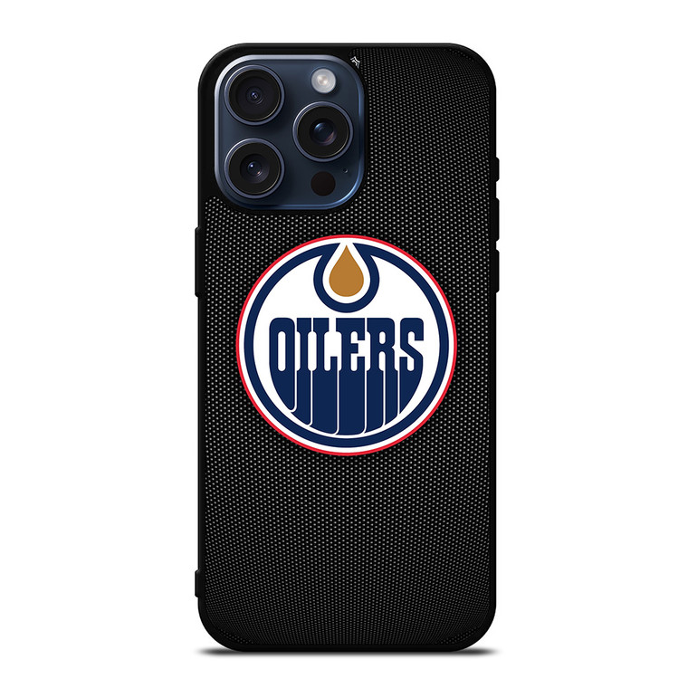 EDMONTON OILERS HOCKEY NHL LOGO iPhone 15 Pro Max Case Cover