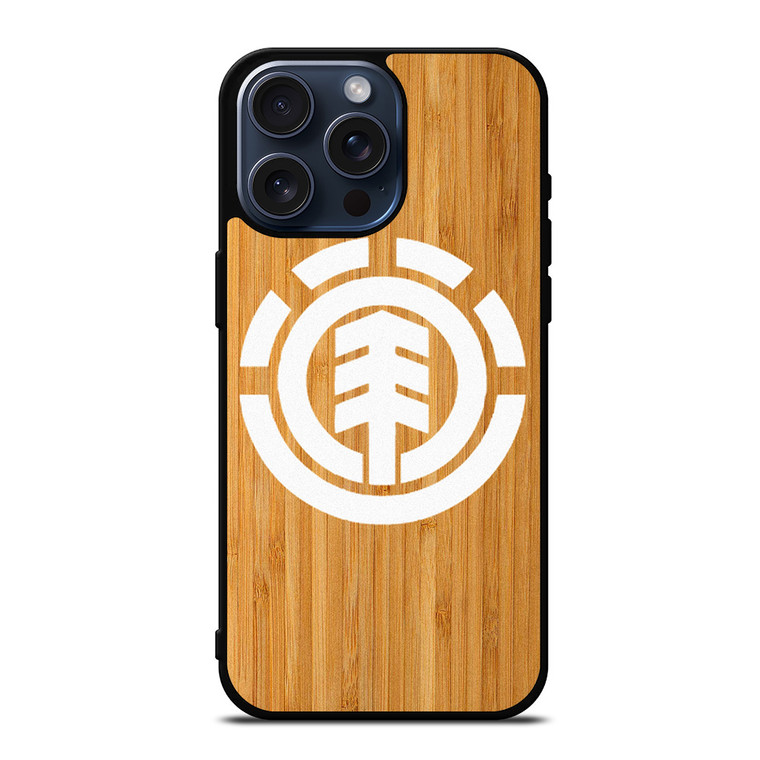 ELEMENT SKATEBOARD WOODEN LOGO iPhone 15 Pro Max Case Cover