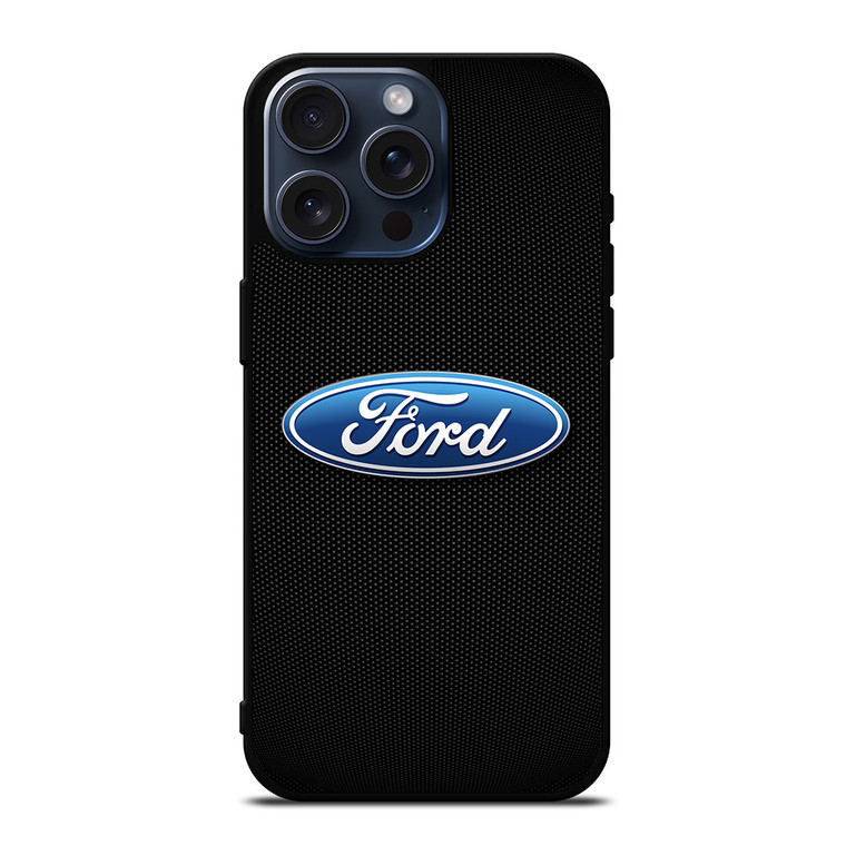 FORD CARBON FIBER iPhone 15 Pro Max Case Cover