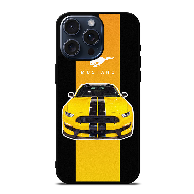 FORD MUSTANG YELLOW iPhone 15 Pro Max Case Cover