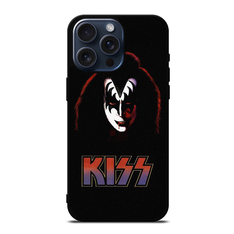 GENE SIMMONS KISS BAND iPhone 15 Pro Max Case Cover