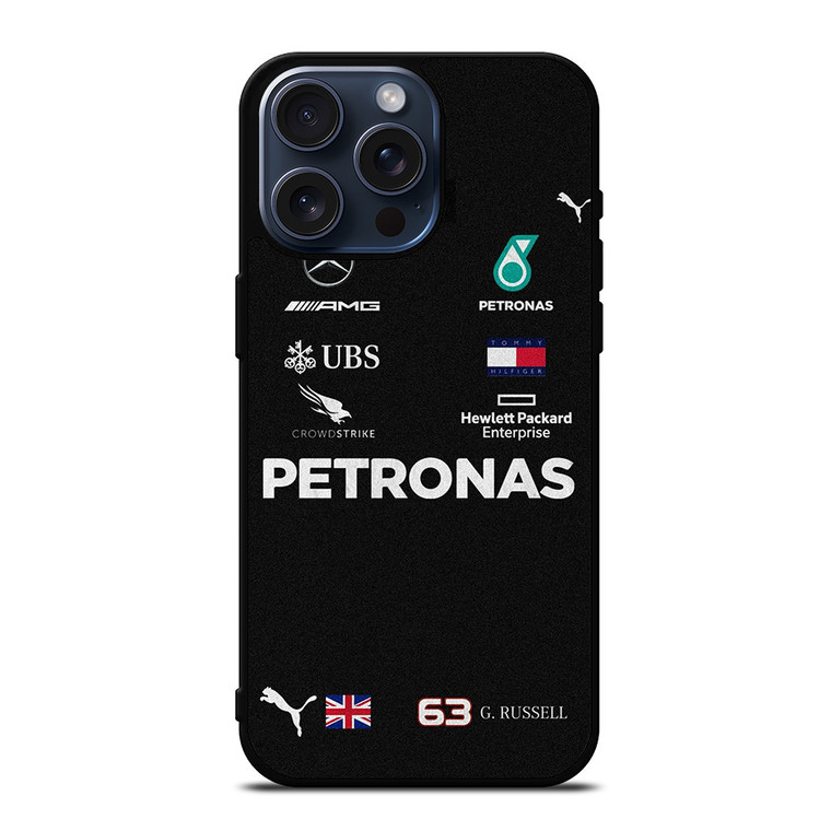 GEORGE RUSSEL FORMULA ONE iPhone 15 Pro Max Case Cover