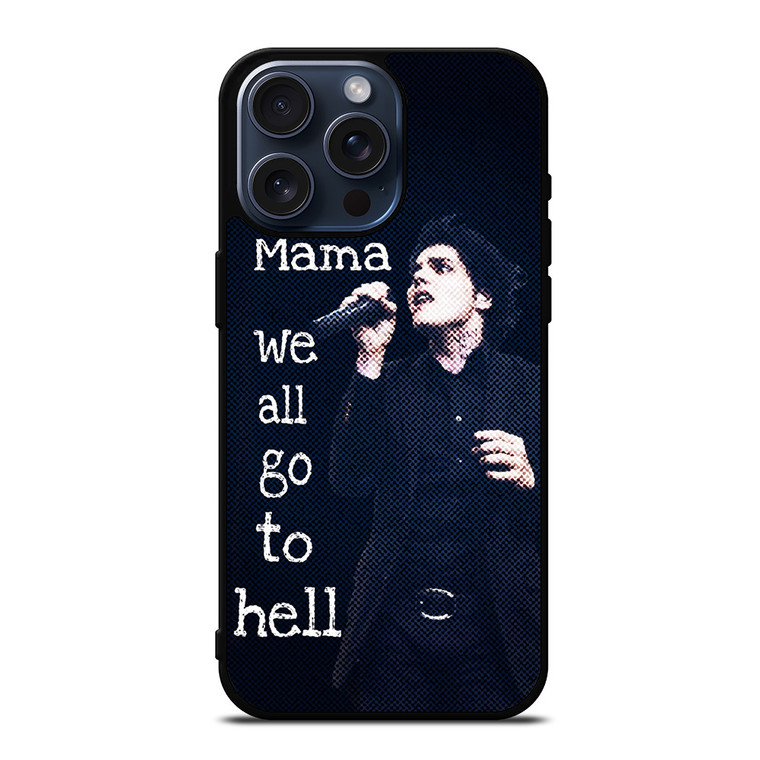 GERARD WAY MY CHEMICAL ROMANCE MCR iPhone 15 Pro Max Case Cover
