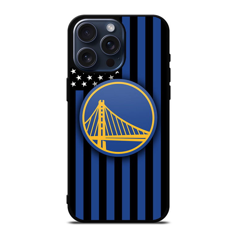 GOLDEN STATE WARRIORS NBA USA FLAG iPhone 15 Pro Max Case Cover