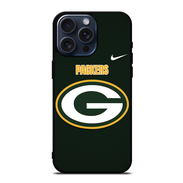 GREEN BAY PACKERS NFL FOOTBALL NIKE iPhone 15 Pro Max Case Cover