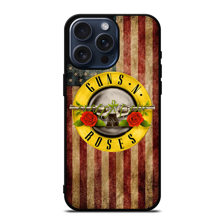 GUNS N ROSES ROCK BAND AMERICA iPhone 15 Pro Max Case Cover