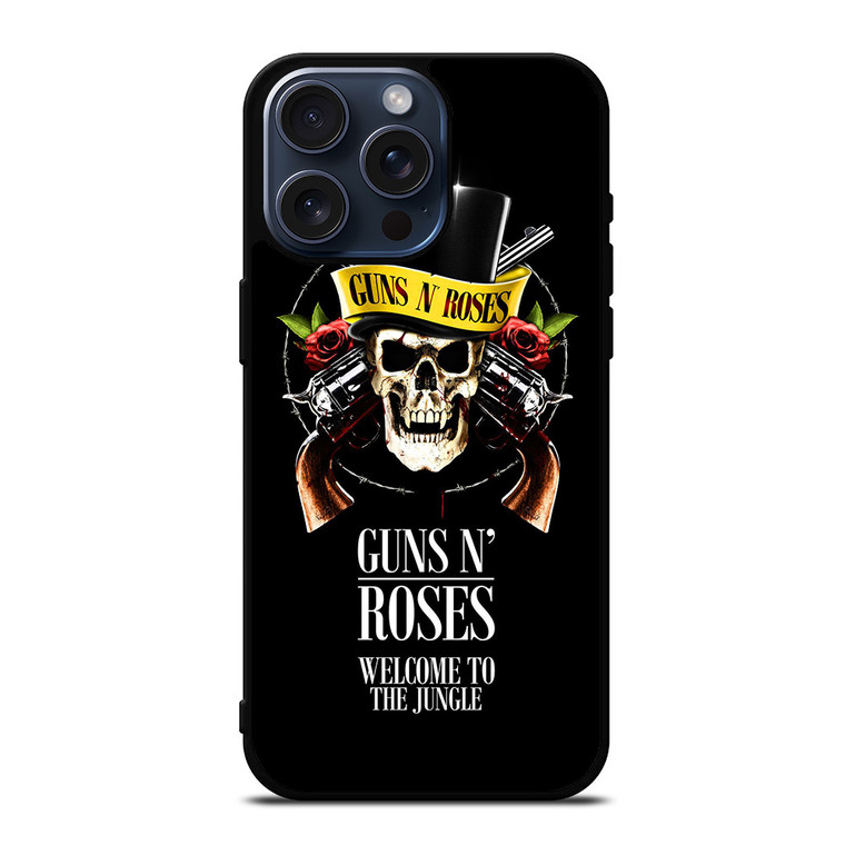 GUNS N ROSES WELCOME TO THE JUNGLE iPhone 15 Pro Max Case Cover