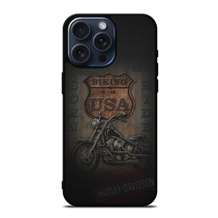 HARLEY DAVIDSON BIKERS iPhone 15 Pro Max Case Cover
