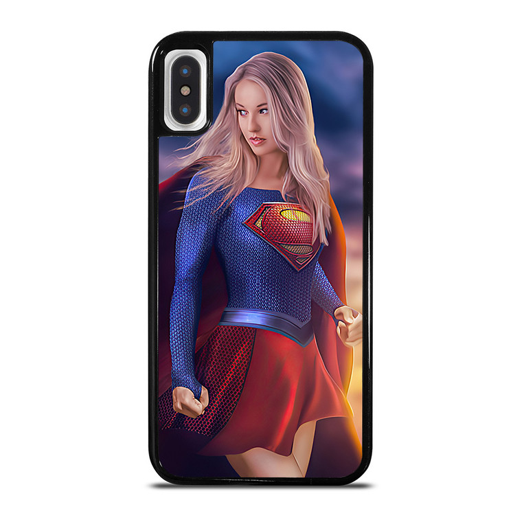 DC SUPERGIRL CARTOON iPhone X / XS Case Cover