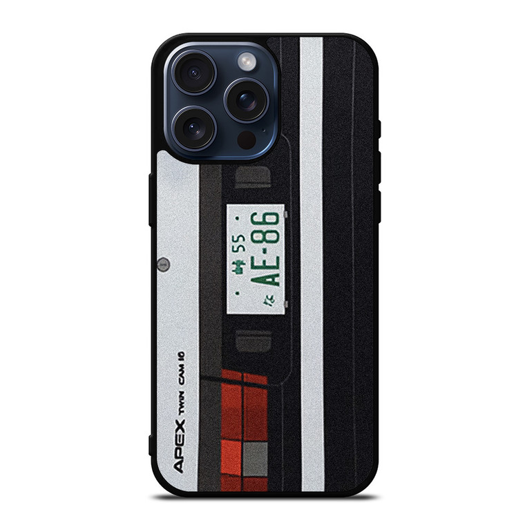INITIAL D APEX TWIN CAR iPhone 15 Pro Max Case Cover