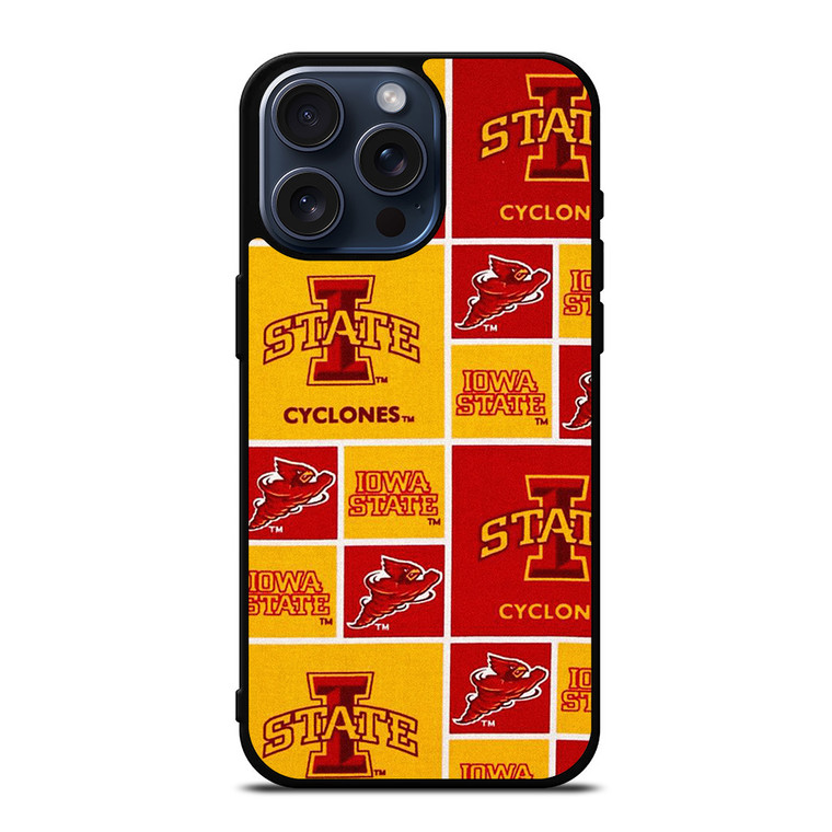 IOWA STATE CYCLONES FOOTBALL COLLAGE iPhone 15 Pro Max Case Cover
