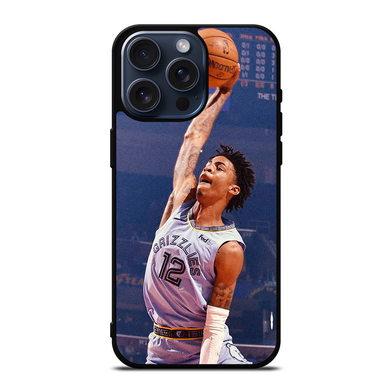 JA MORANT MEMPHIS GRIZZLIES DUNK iPhone 15 Pro Max Case Cover