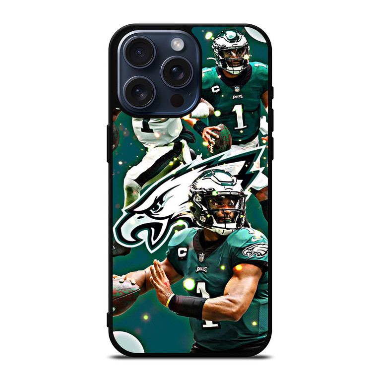 JALEN HURTS PHILADELPHIA EAGLES FOOTBALL iPhone 15 Pro Max Case Cover