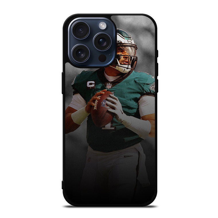 JALEN HURTS PHILADELPHIA EAGLES NFL iPhone 15 Pro Max Case Cover