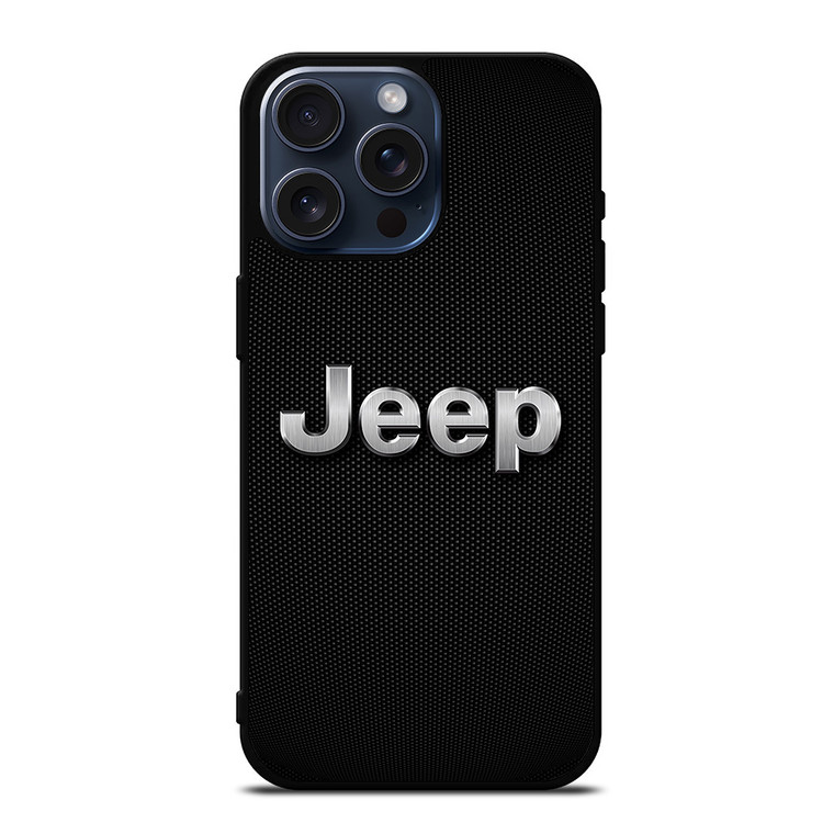 JEEP CARBON FIBER iPhone 15 Pro Max Case Cover