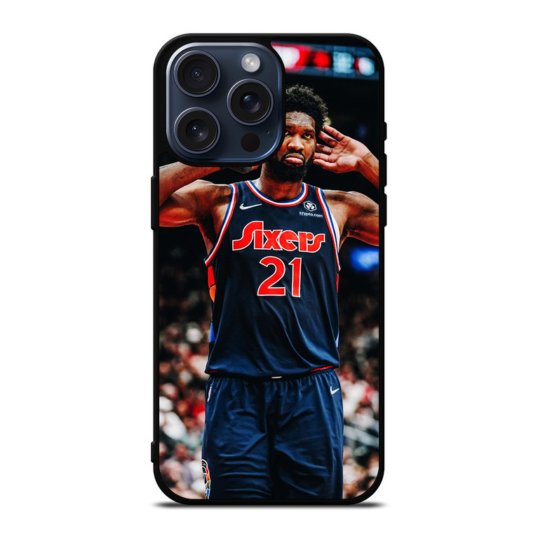 JOEL EMBIID PHILADELPHIA SIXERS COOL iPhone 15 Pro Max Case Cover