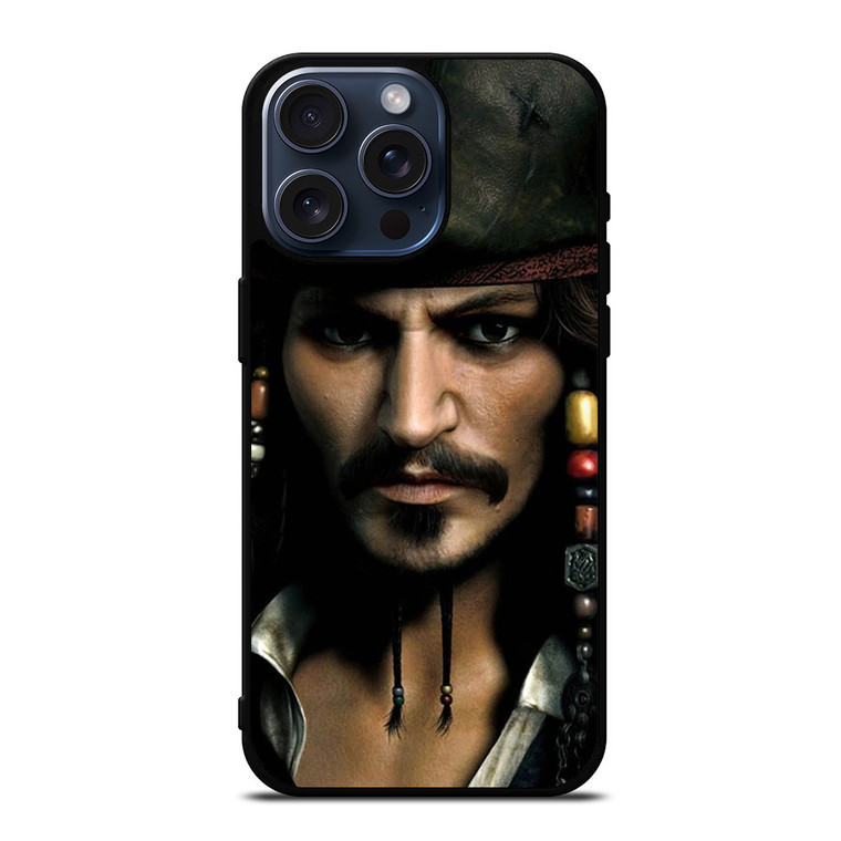 JOHNNY DEPP PIRATES OF CARIBEAN iPhone 15 Pro Max Case Cover