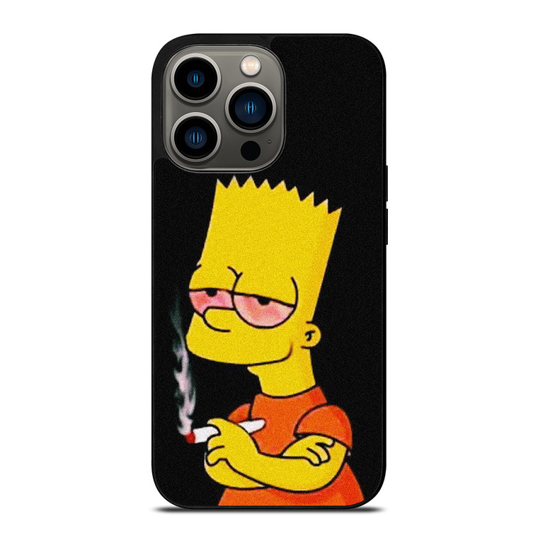 BART SIMPSONS WEEDS CIGARATTE iPhone 13 Pro Case Cover