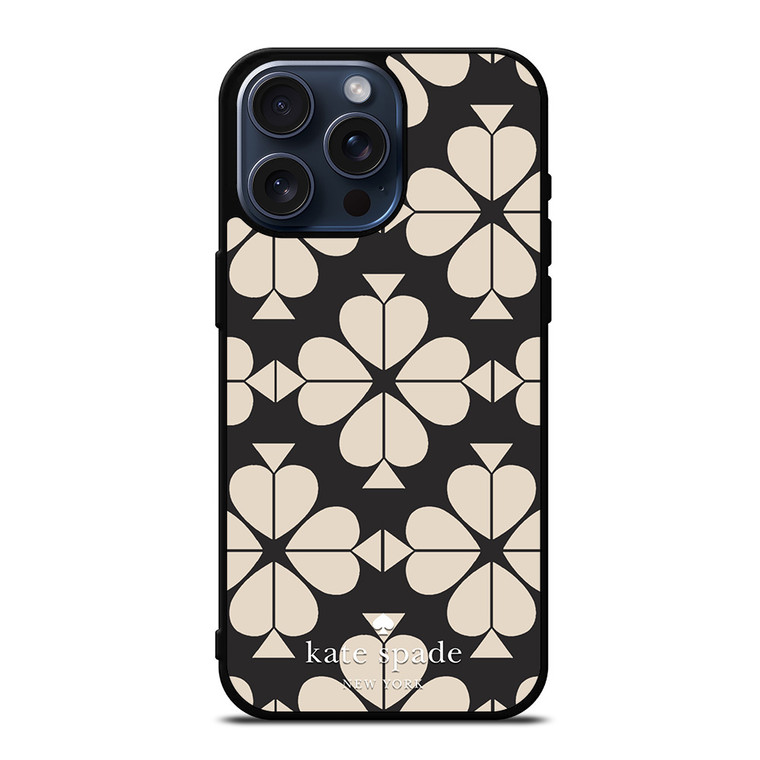 KATE SPADE JACQUARD CREAM iPhone 15 Pro Max Case Cover