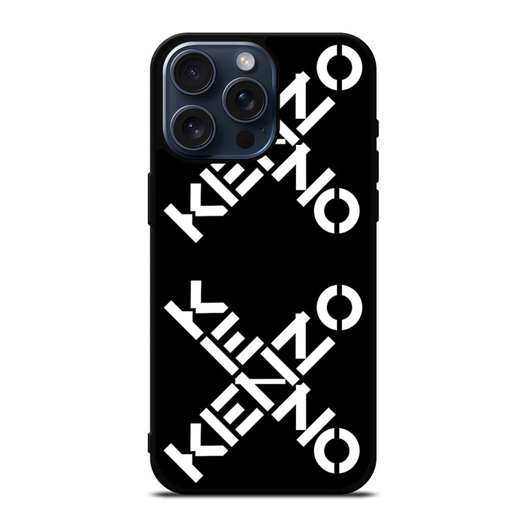 KENZO PARIS X LOGO iPhone 15 Pro Max Case Cover