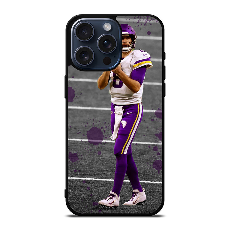 KIRK COUSINS MINNESOTA VIKINGS NFL iPhone 15 Pro Max Case Cover