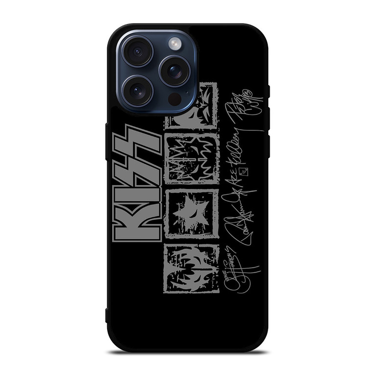KISS ROCK BAND MEMBER ICON iPhone 15 Pro Max Case Cover