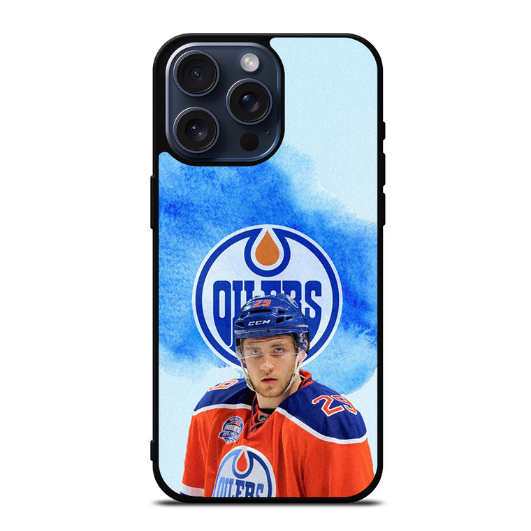 LEON DRAISAITL EDMONTON OILERS 2 iPhone 15 Pro Max Case Cover
